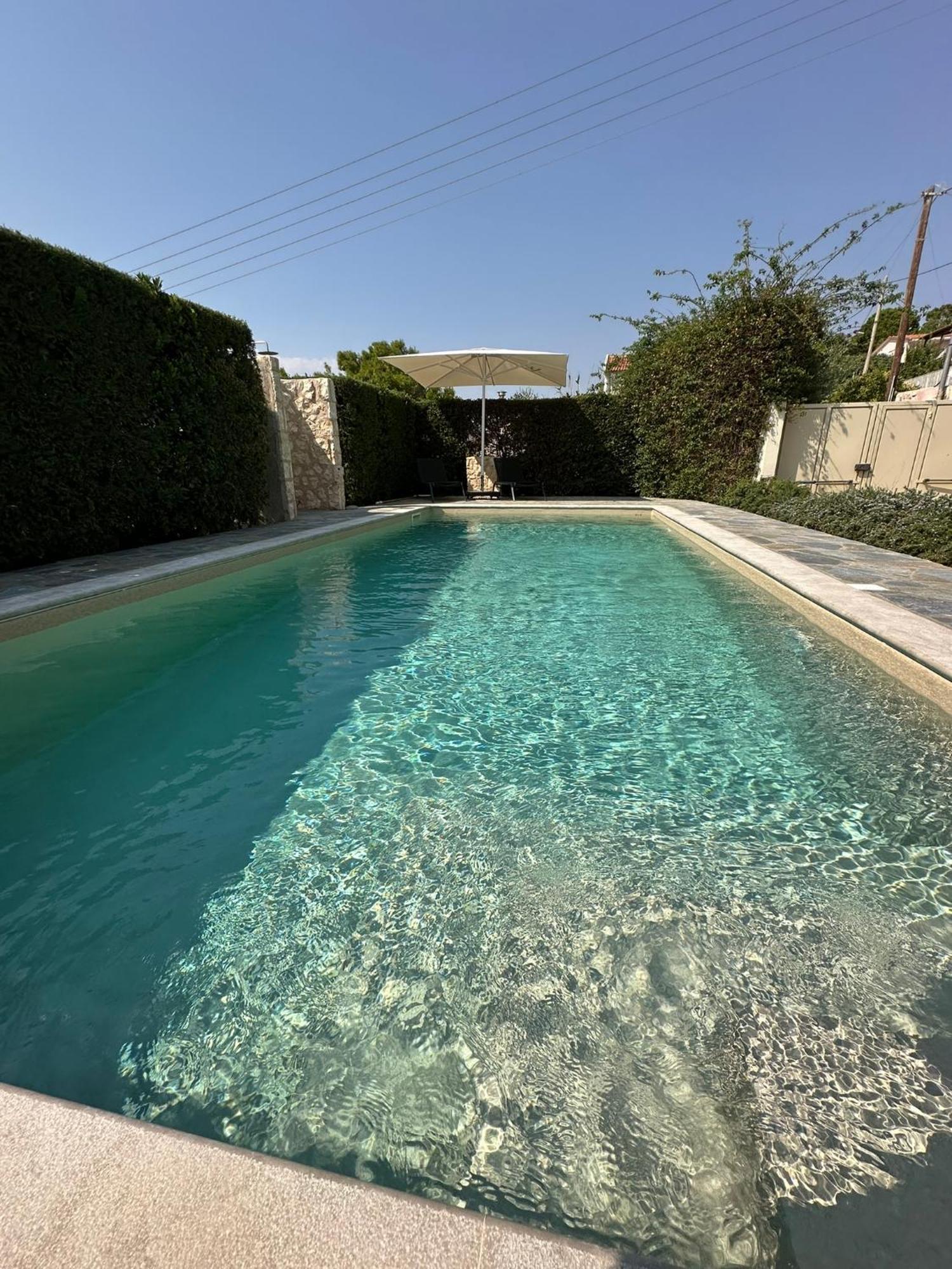 Villa Agia Marina 5M Walk To The Beach With Private Pool Exterior foto