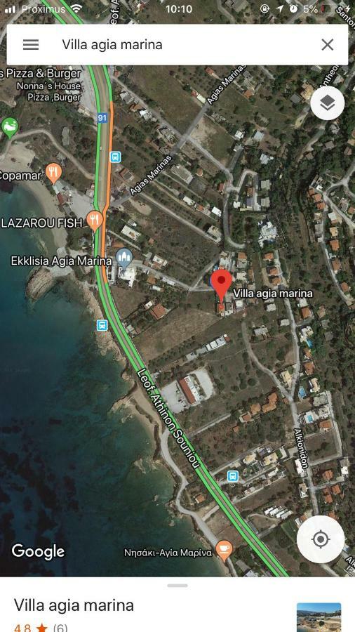 Villa Agia Marina 5M Walk To The Beach With Private Pool Exterior foto